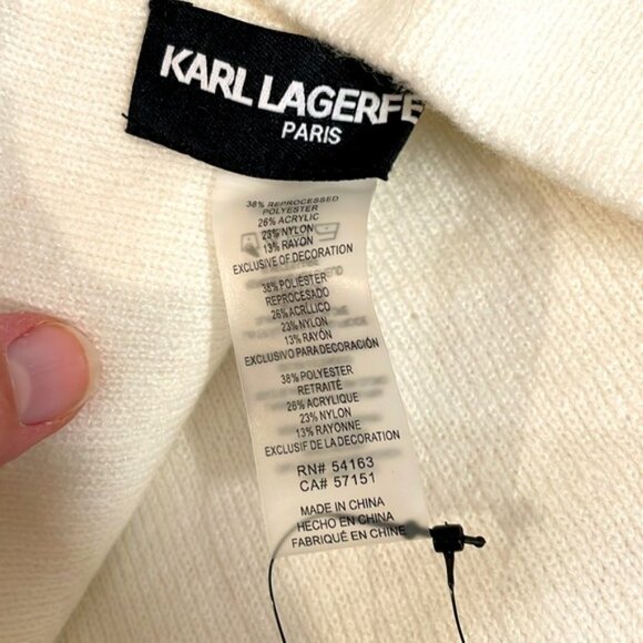 Karl Lagerfeld Sparkle Beanie NWT - Picture 6 of 6